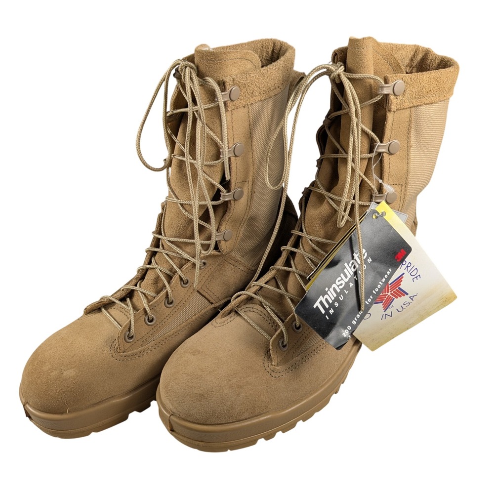 NEW Belleville 795V Mens 10.5 R Waterproof Combat Boots Coyote Tan GORE-TEX USA